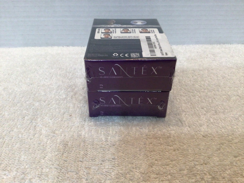 Santex Nasal Strips Large Clear Strips NEW SEALED