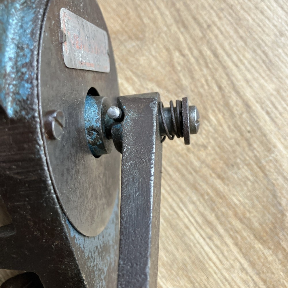 vintage iron hand cranked grinder