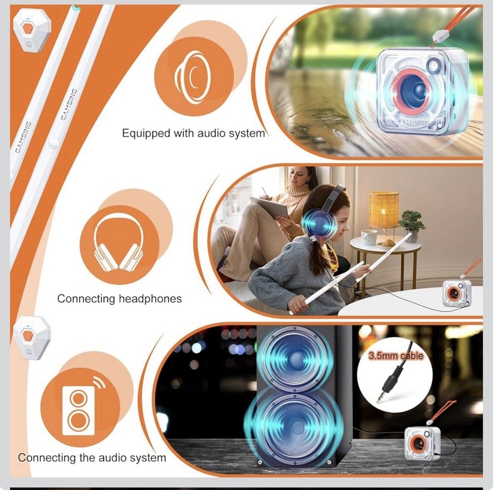 Gamsing A2 Air Drum Kit Portable Electronic Bluetooth Virtual Set