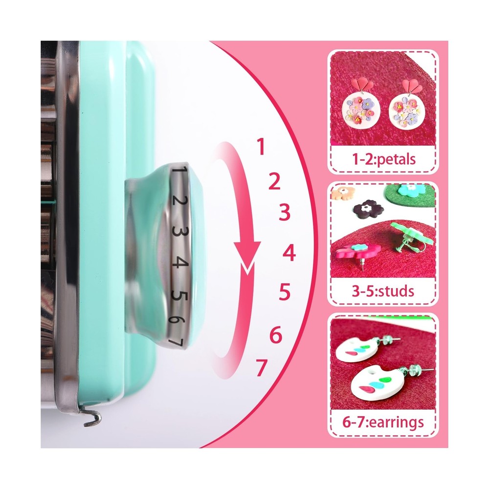 Polymer Clay Press Machine,Clay Roller Machine,Includes Non-Sti... USA FAST SHIP