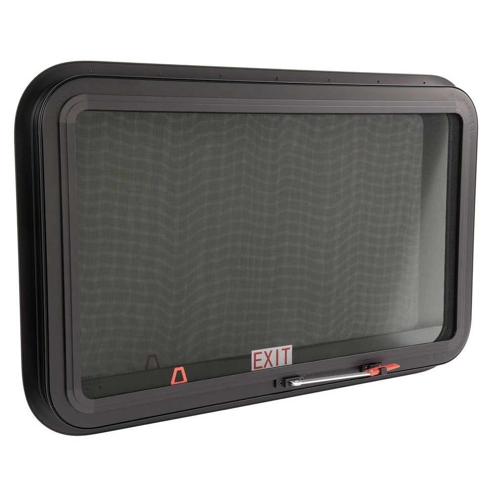 36" W x 22" H For Camper Emergency Push Out Window RV Exit Window W/ Ring & Seal