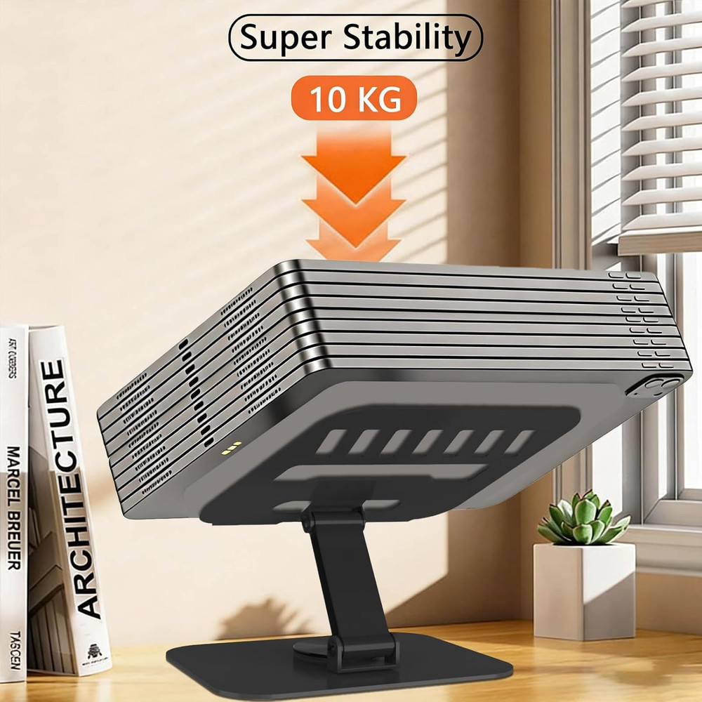 Tablet Stand Adjustable 360 Rotating Holder for iPad Samsung Tablets