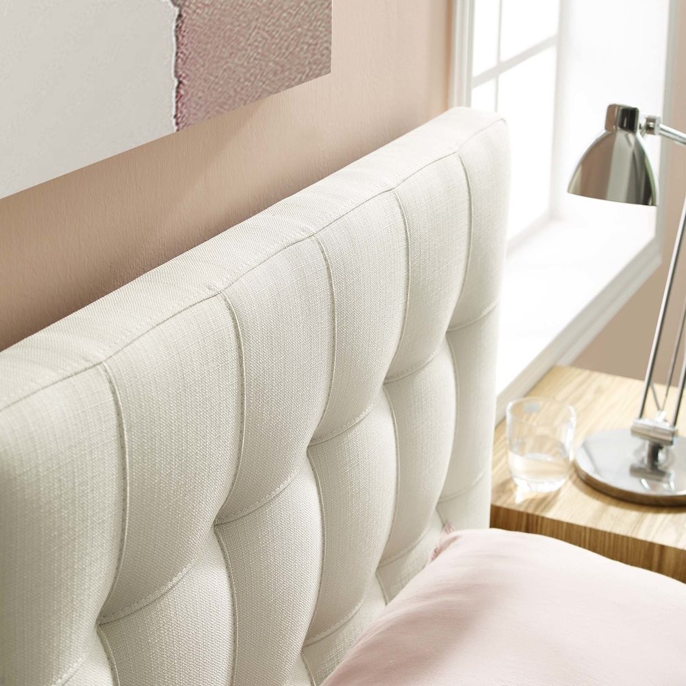 Lily Upholstered Fabric Twin Headboard