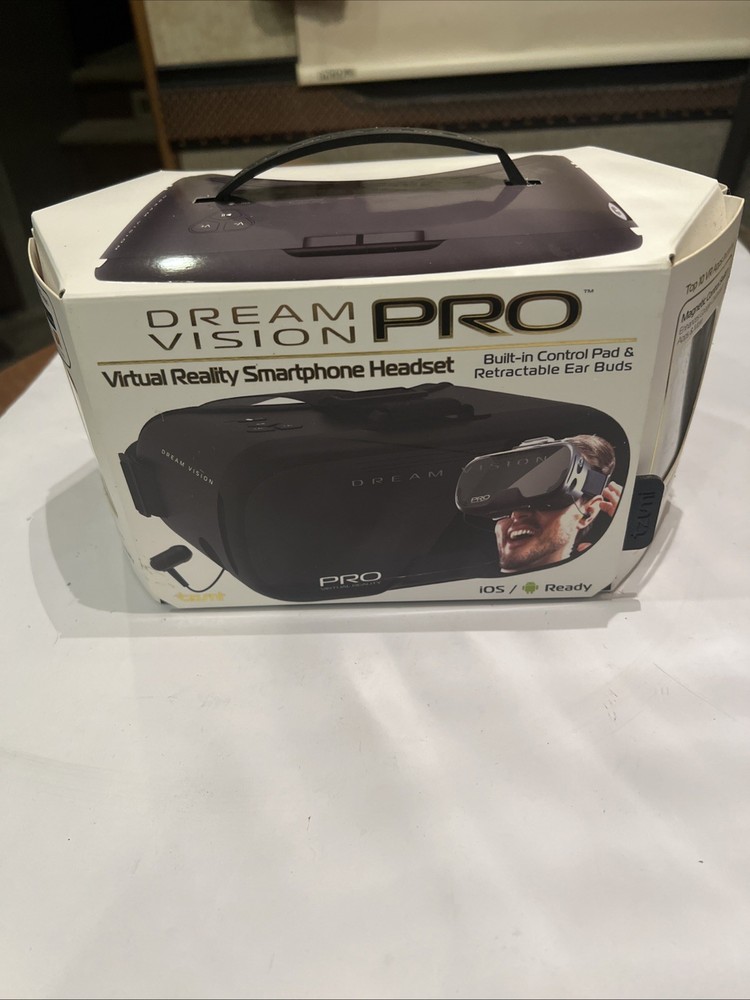 TZUMI DREAM VISION PRO VIRTUAL REALITY SMARTPHONE HEADSET BLACK