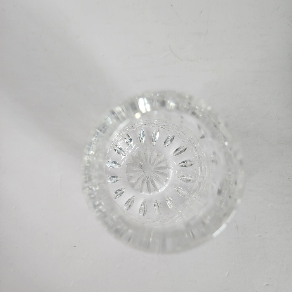 Small Round Leaded Crystal Vase