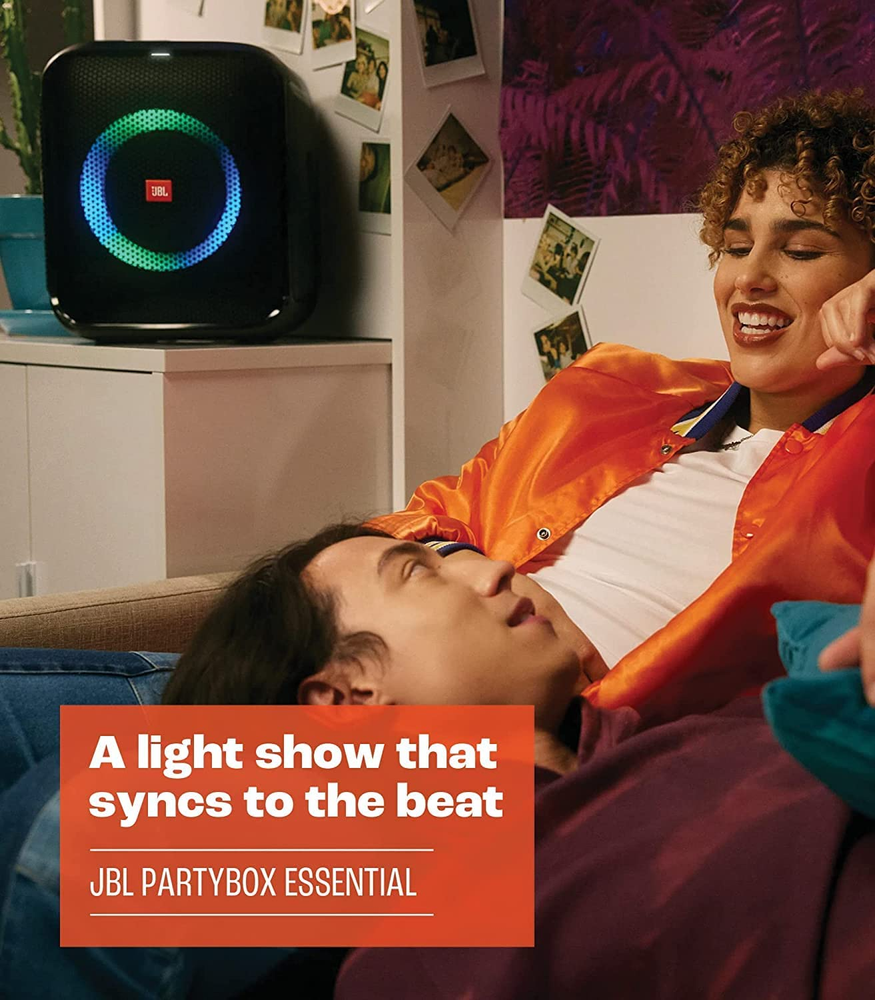 JBL Partybox Encore Essential: 100W Sound, Built-In Dynamic Light Show 🎶🎛️🎛️
