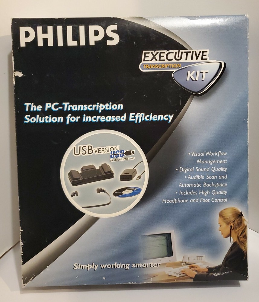 PHILIPS LFH 6277/00B EXECUTIVE TRANSCRIPTION KIT