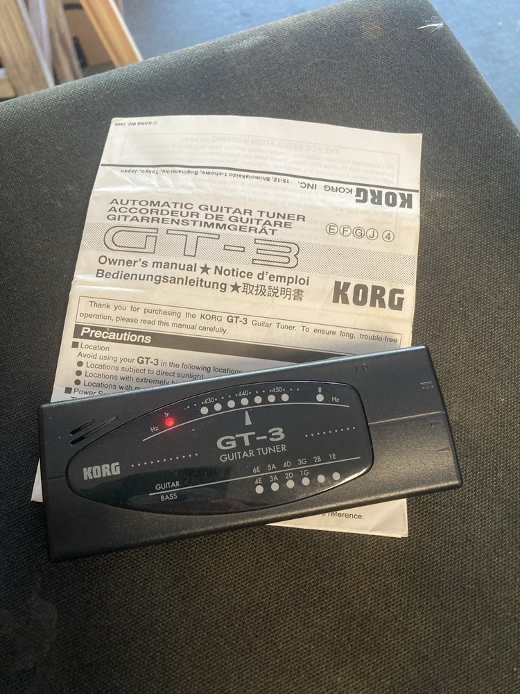 Korg GT-3 guitar tuner