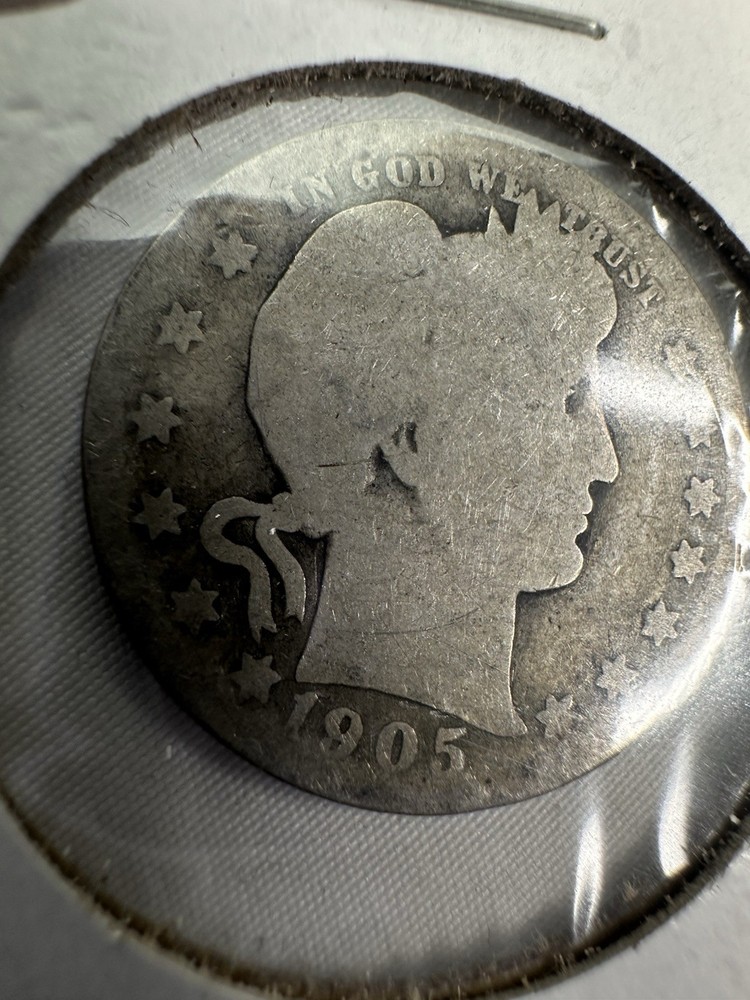 1905 Barber Half Dollar Silver Coin