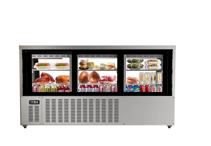 Kool More Deli Display Refrigerator 82” Kool More