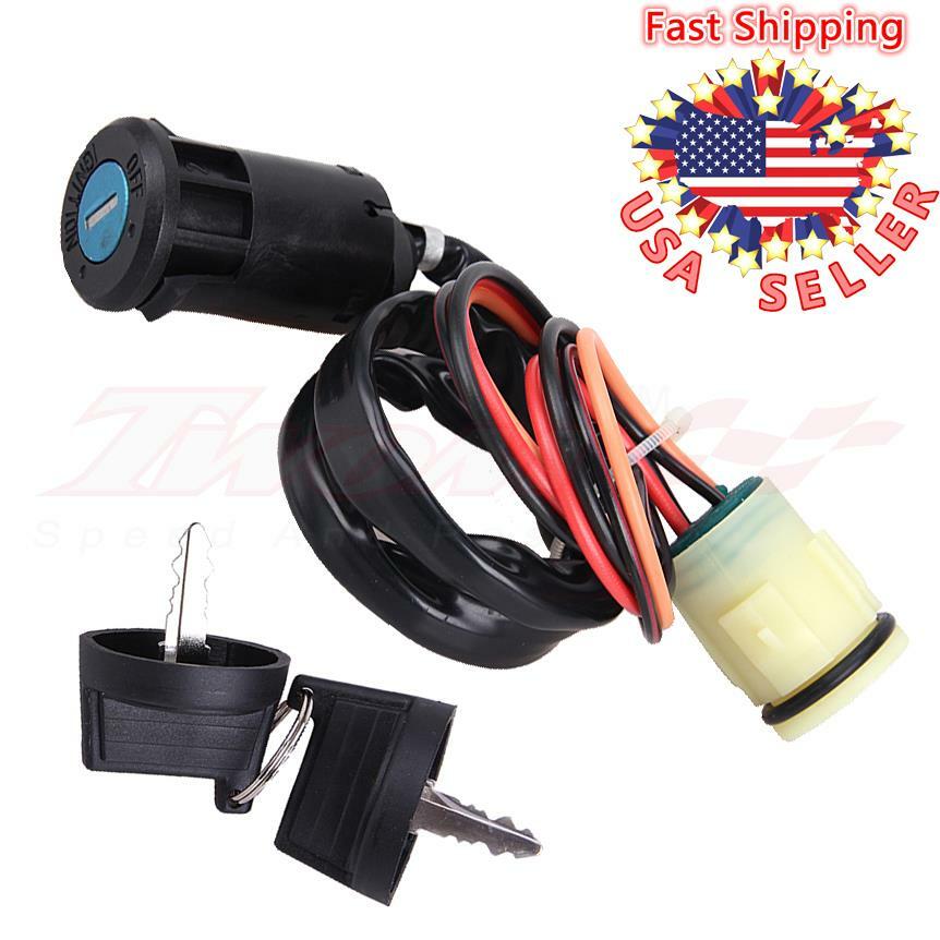 Ignition Switch Key Fits For 2000-2006 Honda Rancher 350 TRX350