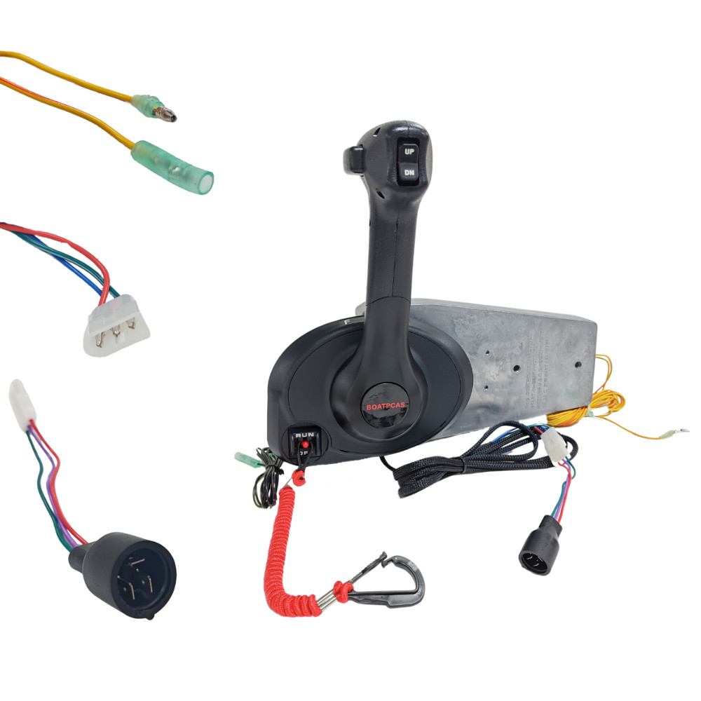 Boat Remote Control Box Panel Mount 8M0011213 For Mercury Outboard Pull Throttle