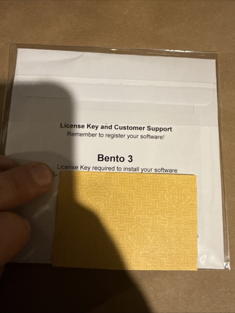 Bento 3 by FileMaker ~ for MAC ~ NEW