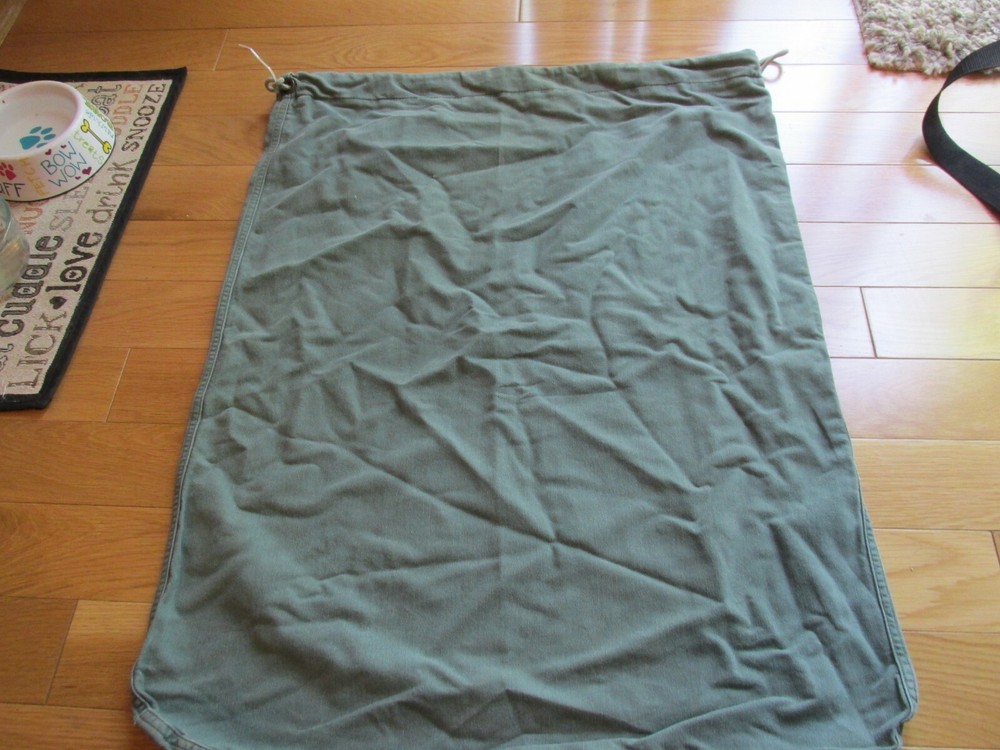 USGI US MILITARY BARRACKS CLOTH LAUNDRY BAG STUFF SACK OLIVE DRAB DRAW STRING!!