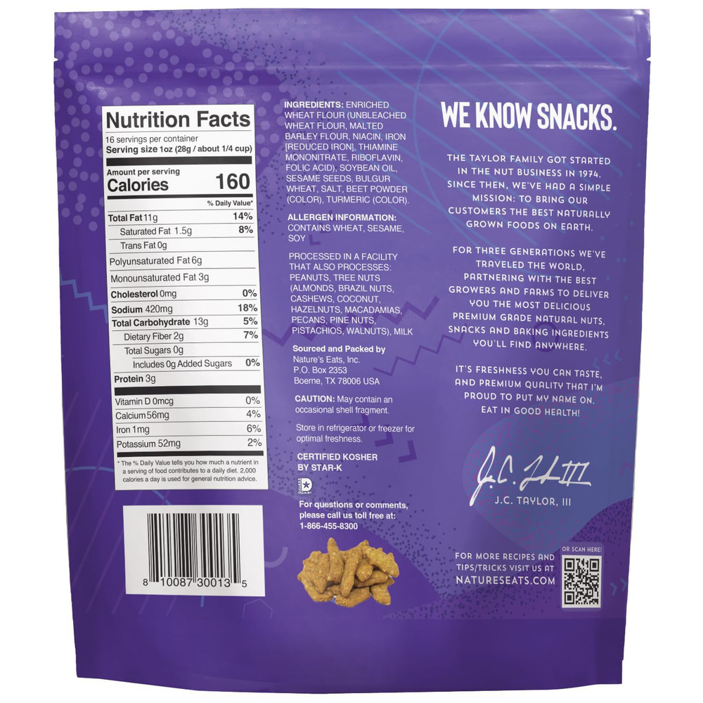 Sesame Sticks 16Oz