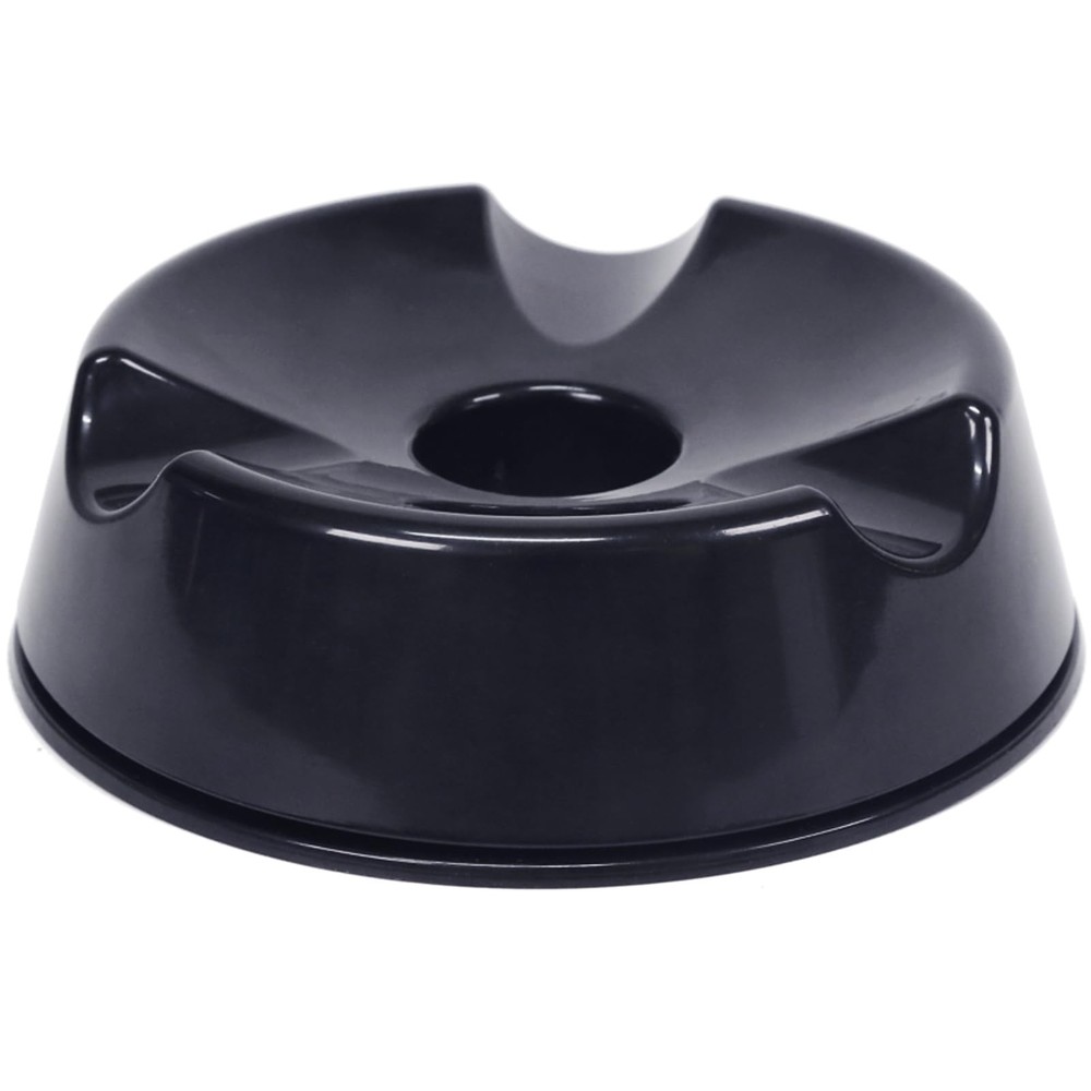 DREAMZA Bowling Ball Spinner - Smooth Rotating Cup Stand Black