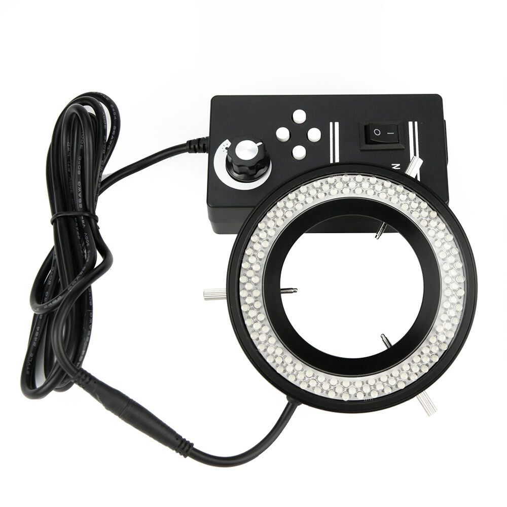 144 LED Ring Light Four Zones Adjustable Stereo Microscope Source Illuminator