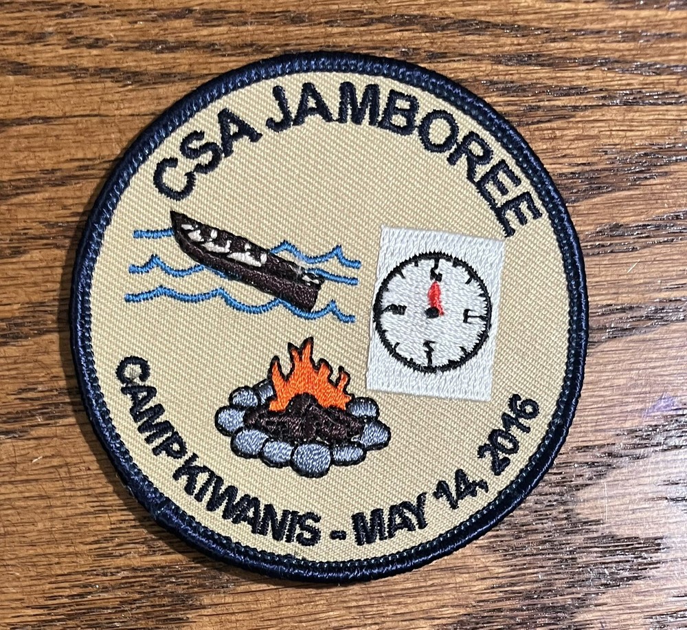 2016 CSA Jamboree Camp Kiwanis Embroidered Patch