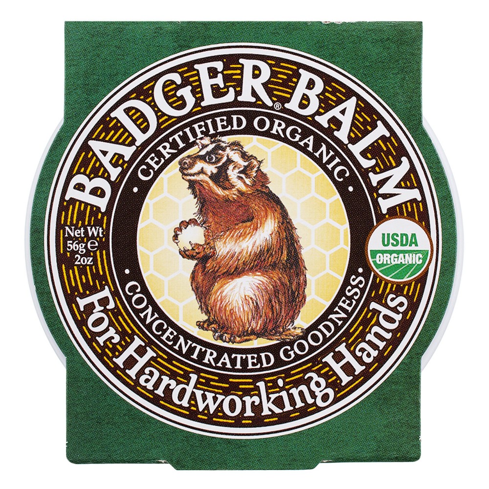 Badger For Hardworking Hands Balm Tin, 2 oz
