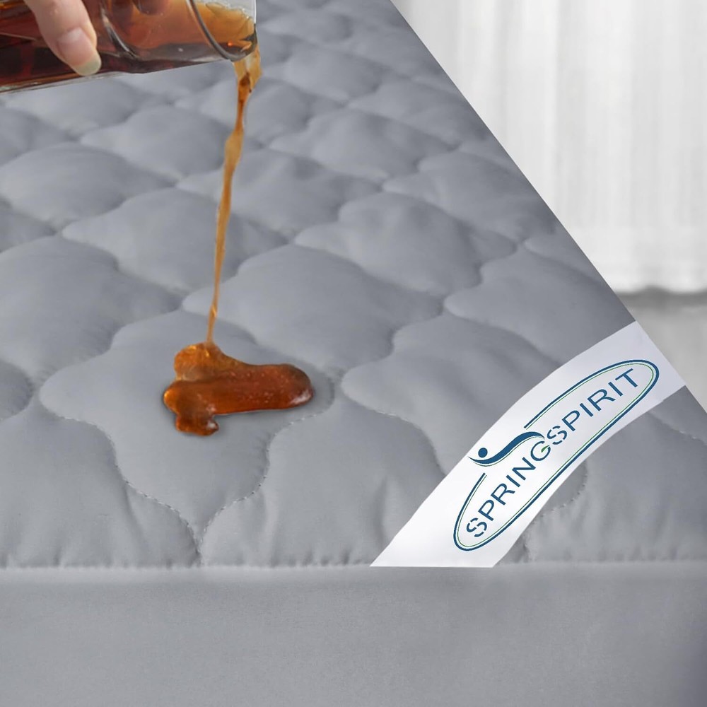 Waterproof Quilted Mattress Cover Pad Protector Multi-Size Absorbent Topper