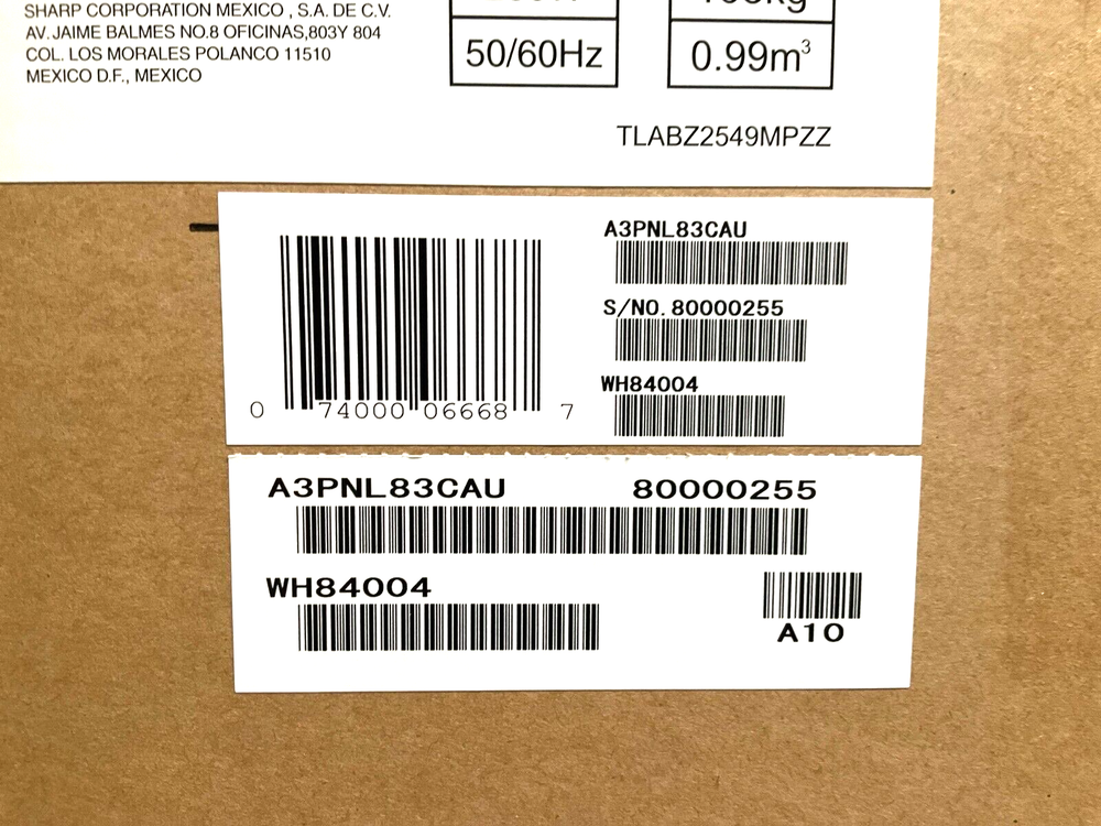 Sharp PN-L803CA 80" LED LCD Display PN-L803CA Open Box ✅❤️️✅❤️️ READ