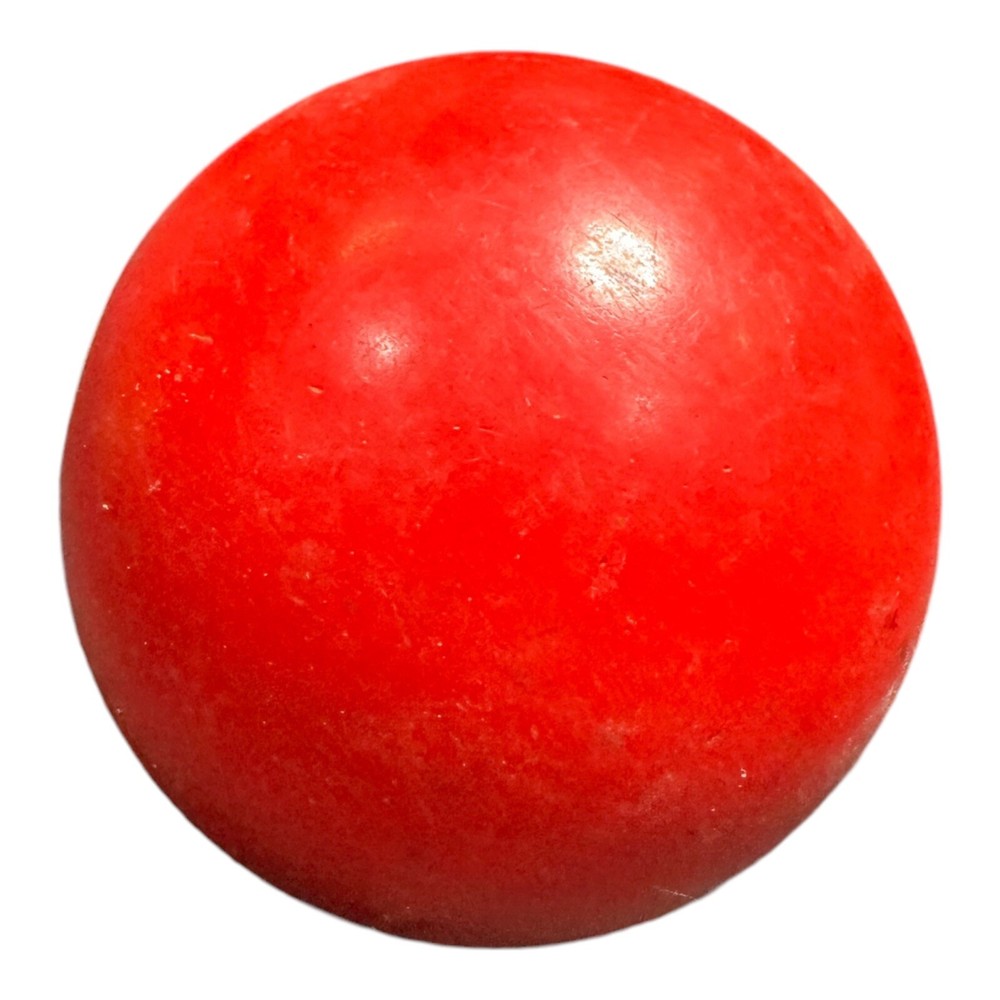 VTG BAKELITE Billiard Pool Ball - Solid Red #3 - 2 1/4" Diameter