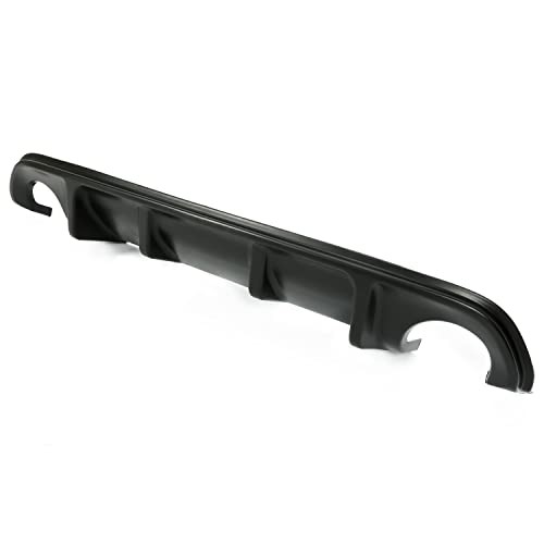 Rear Diffuser Compatible with 2014-2017 Infiniti Q50 Bumper Lip Spoiler Black