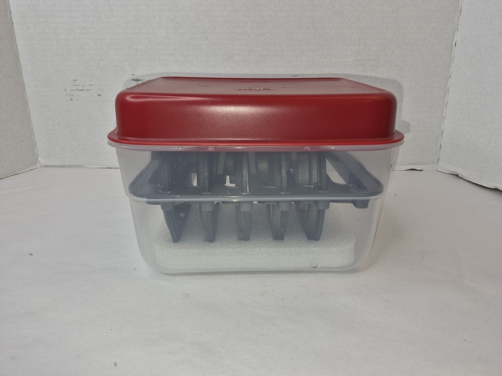 5 Dash Mini Removable Waffle Plates 4'' Non-Stick W/ Case