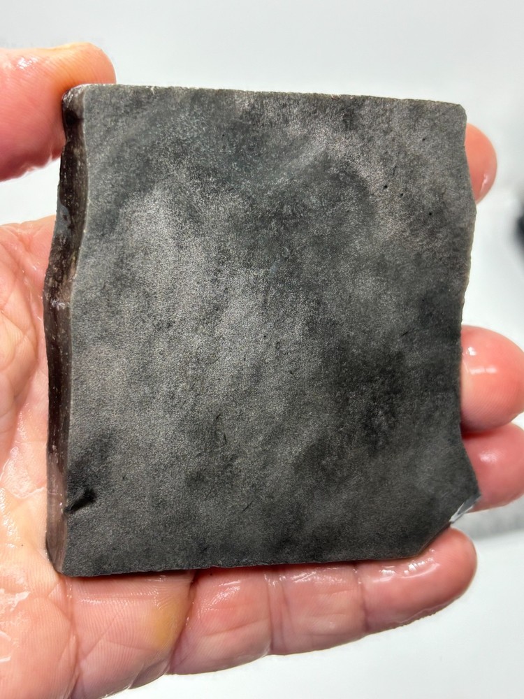 Silver Sheen Obsidian Lapidary Cabbing Knapping Combo ship avail