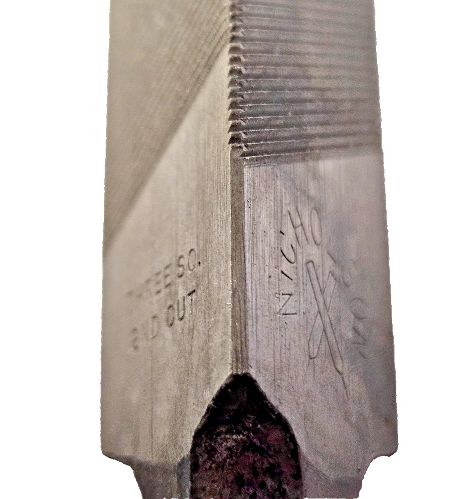 8" Triangular File 16069N Nicholson Second Double Cut Three Square 3 Square