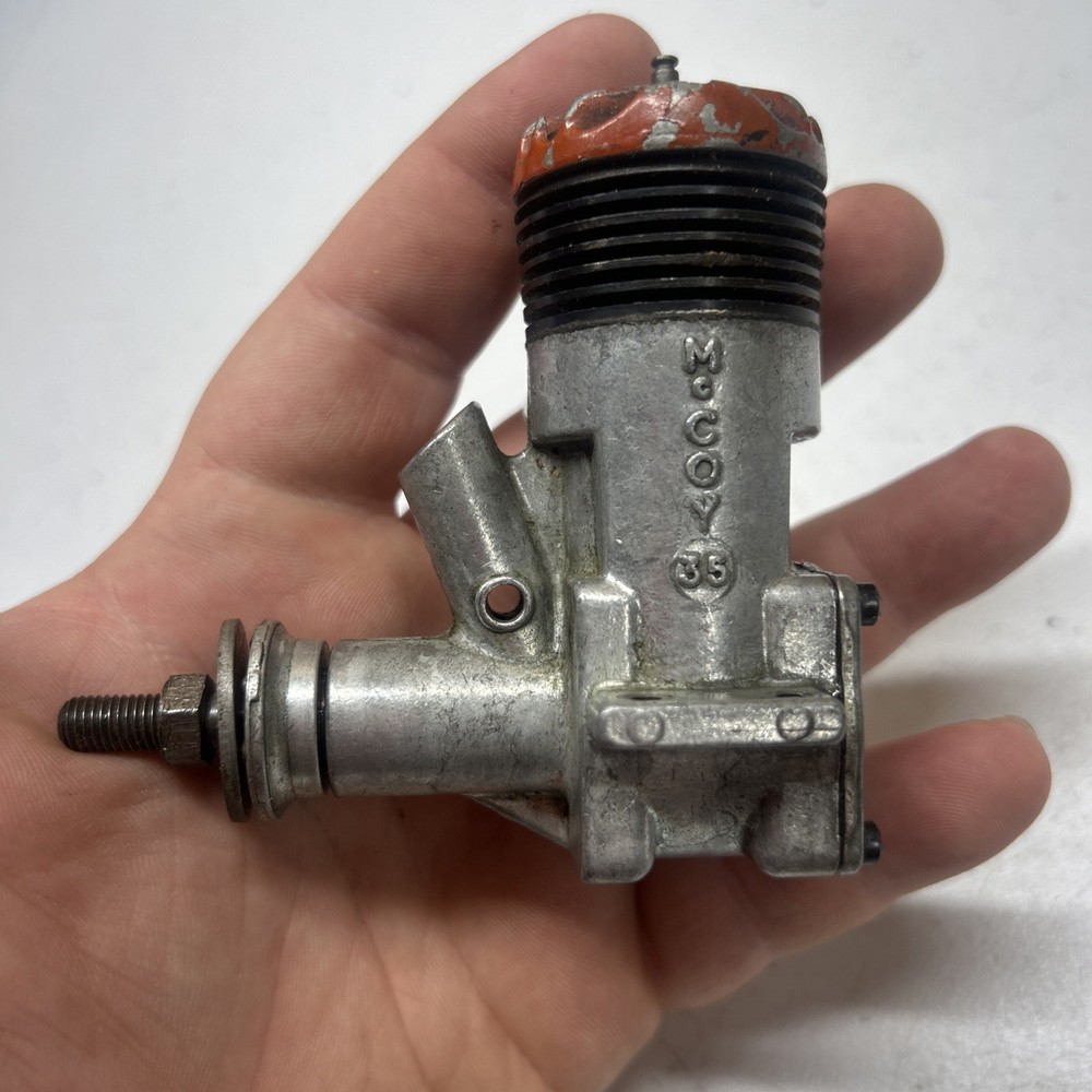 McCoy 35 RC Model Plane Motor Engine Red Head