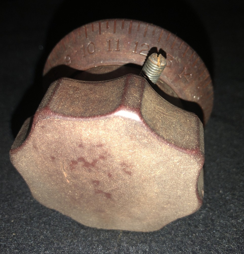 Genuine Original Globe Slicer Model 715 Indexing System Knob