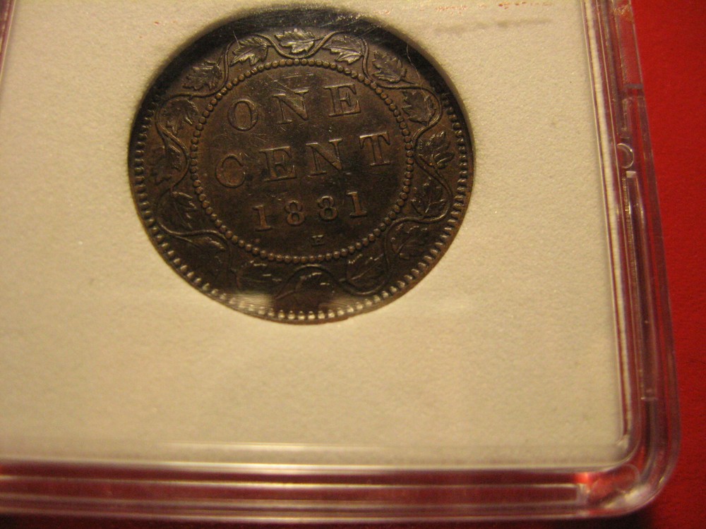 1881 Newfoundland coin set