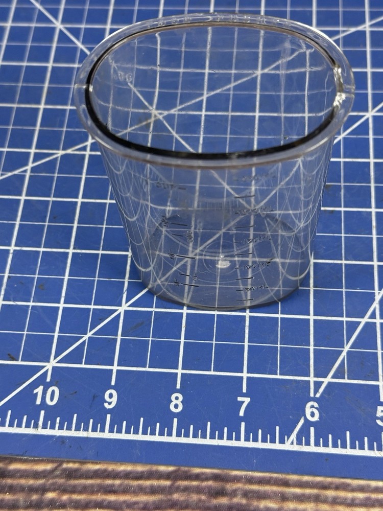 Cuisinart Food Processor Pusher clear oval