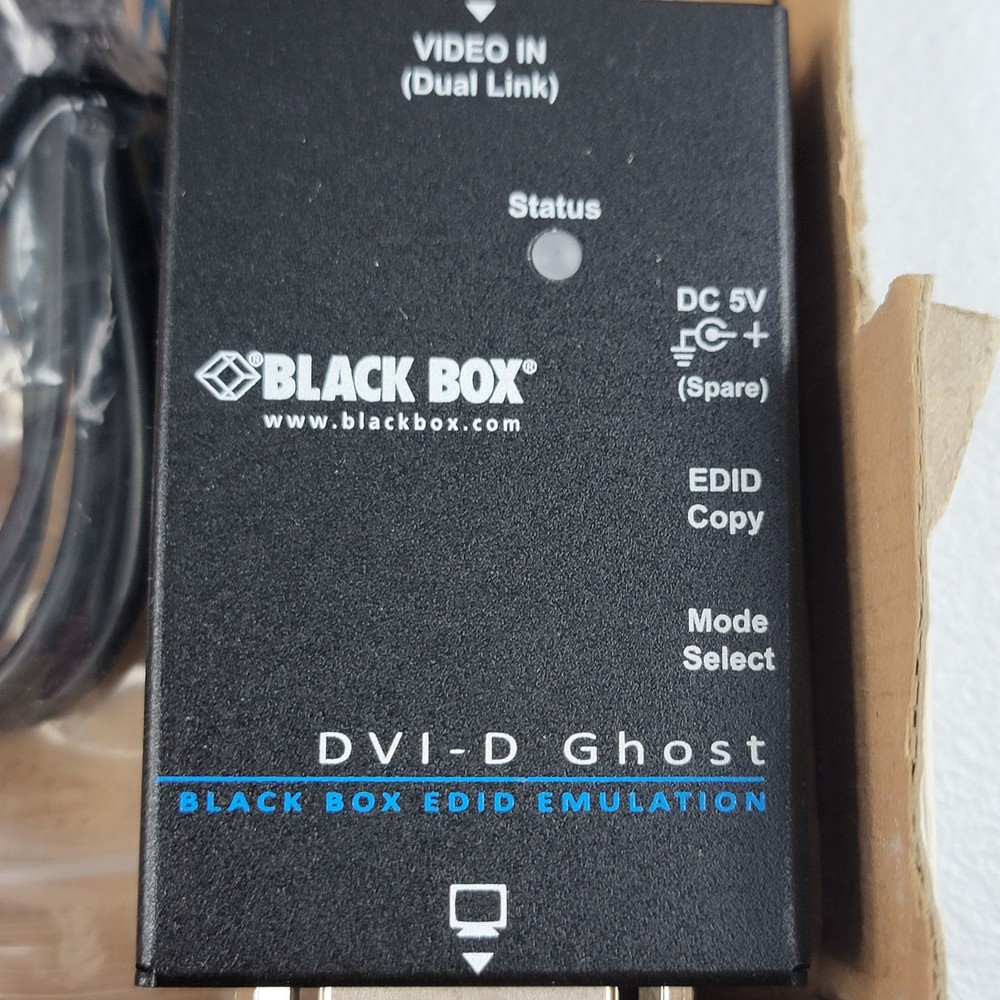 Black Box DVI-D EDID Ghost