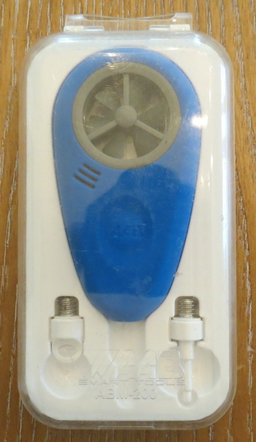 AAB SMART TOOLS ABM-200 AIRFLOW & ENVIRONMENTAL METER IN CASE