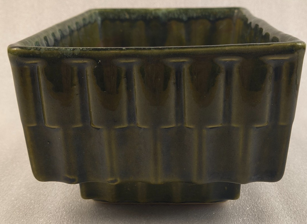 Cookson Mid-Century CP-338 Dark Green w/trim Rectangular Planter