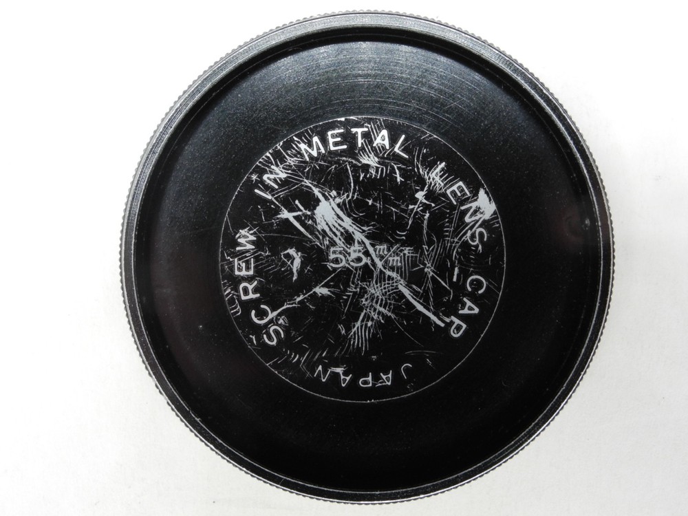 55mm Metal Screw In Front Camera Lens Cap
