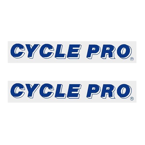 Cycle Pro - Blue DROP SHADOW fork decals