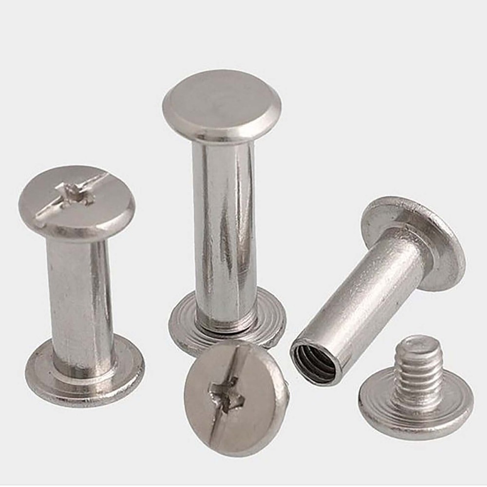 Chicago Screws A2 Stainless Belt Bolt Leather Craft Stud Bind Rivet Binding