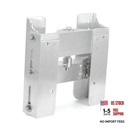 4" Adjustable Jack Plate Manual Transom Set Back Jack Plate for Maximum 225hp