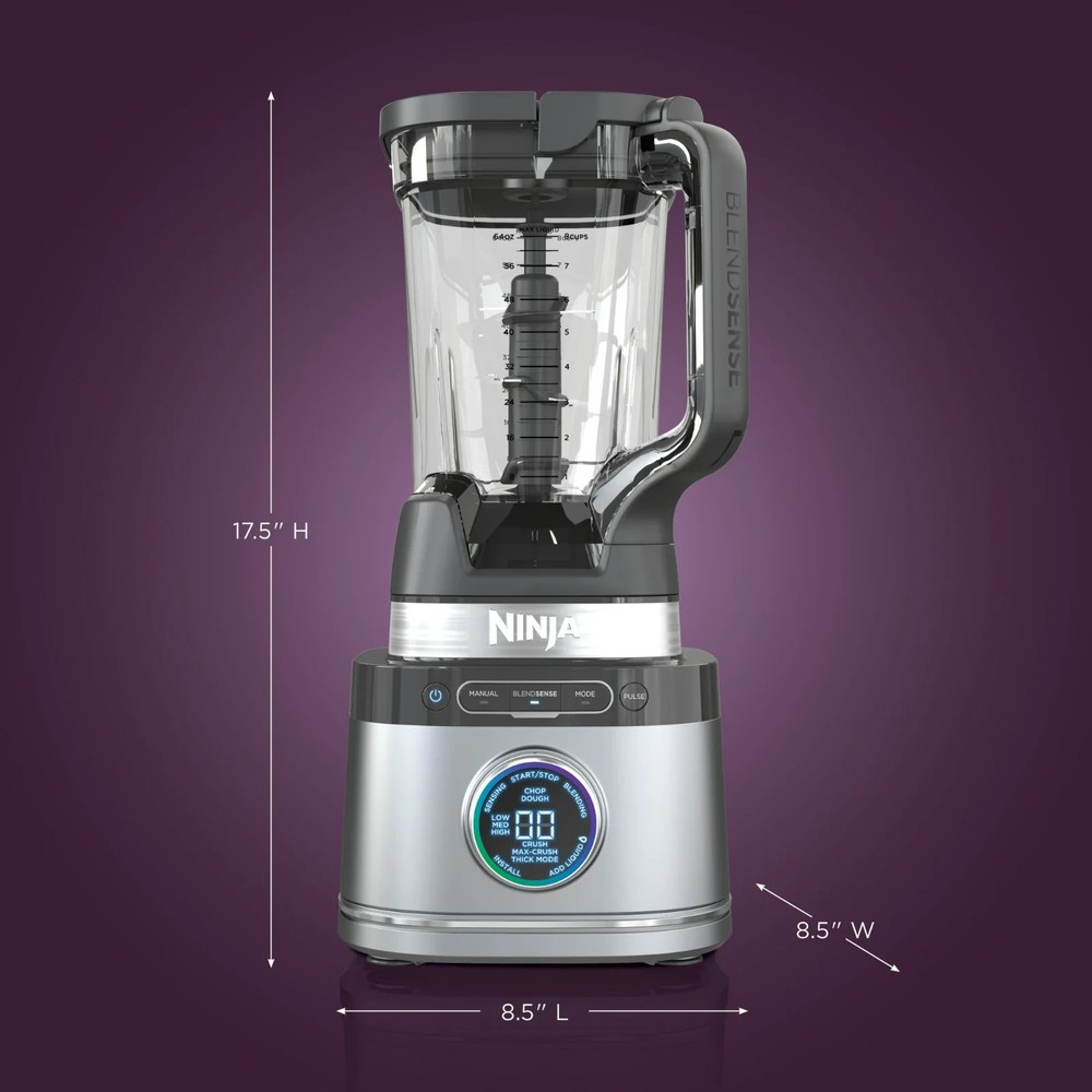 Ninja Detect Kitchen System Power Blender + Processor with Blend Sense Technolog