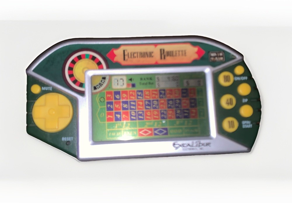 Excalibur Electronic Roulette Handheld Game Tested & Working