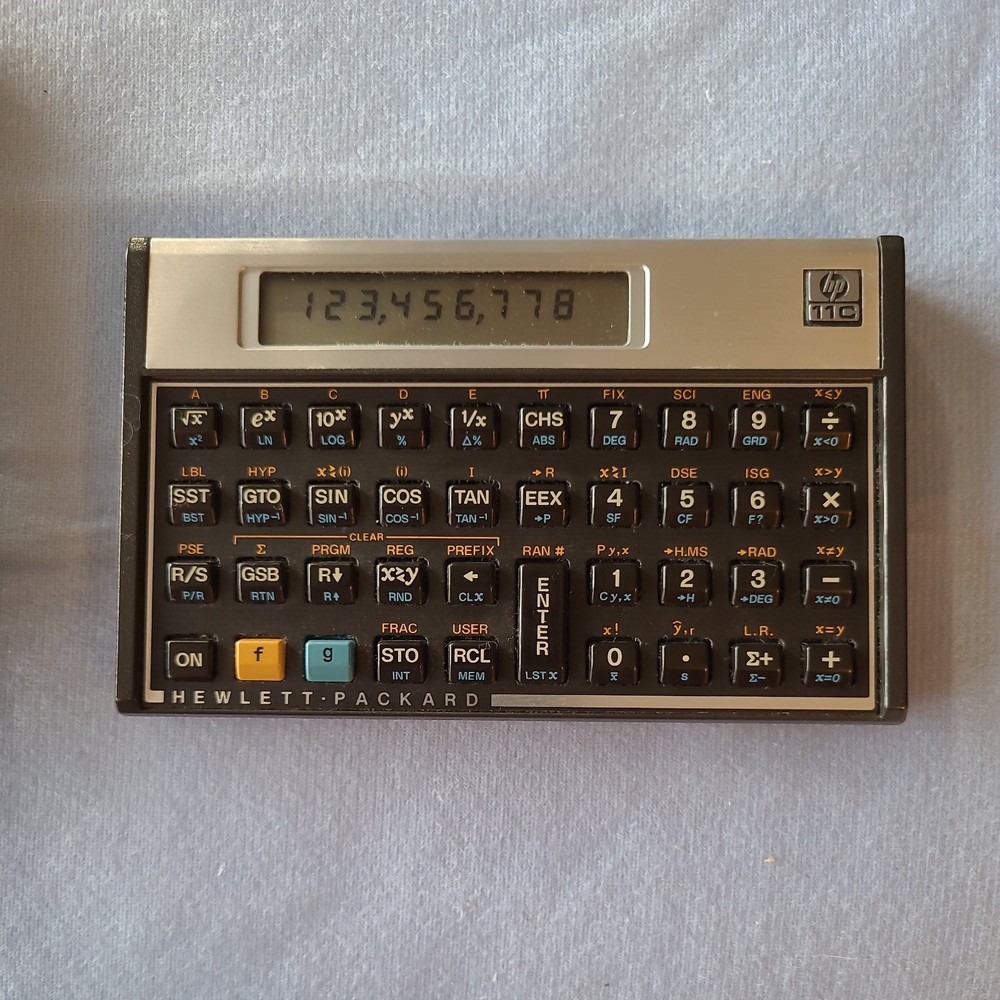 Vintage Hewlett Packard HP 11C Scientific Calculator. Still functional