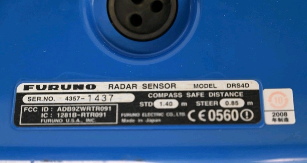 Furuno Model DRS4D 24" Radome Dome Radar Sensor Antenna