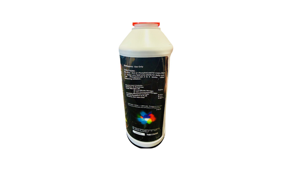 PhosphoLoad 1L Liquid Fertilizer 0.3-0.7-0.1 Hydroponic Bloom Booster