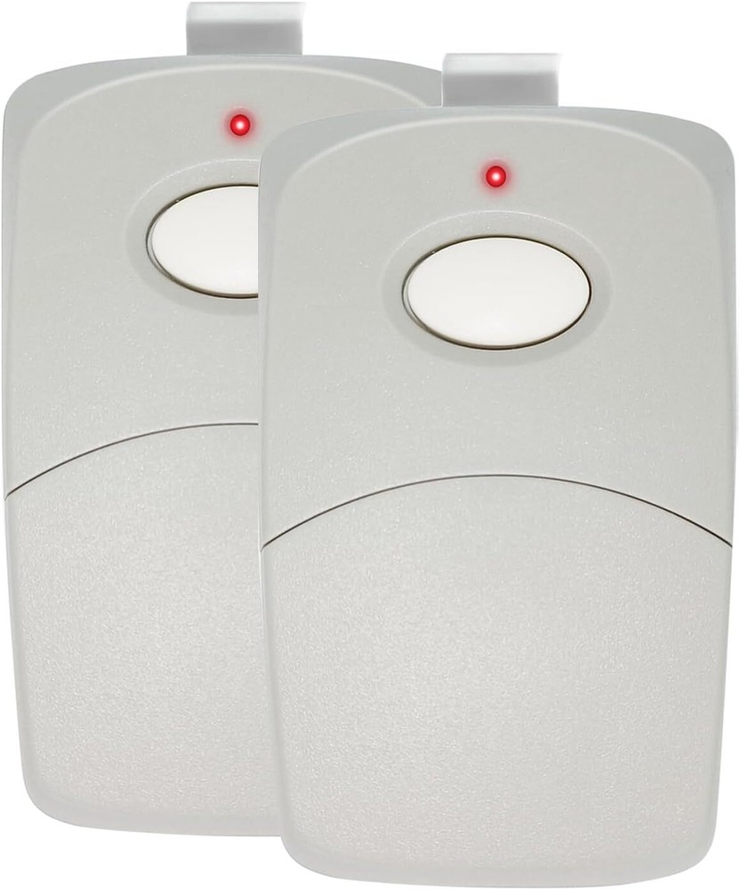 2x Garage Door Opener 1-Button Remote Grey for Linear Multi-Code 3089 308911