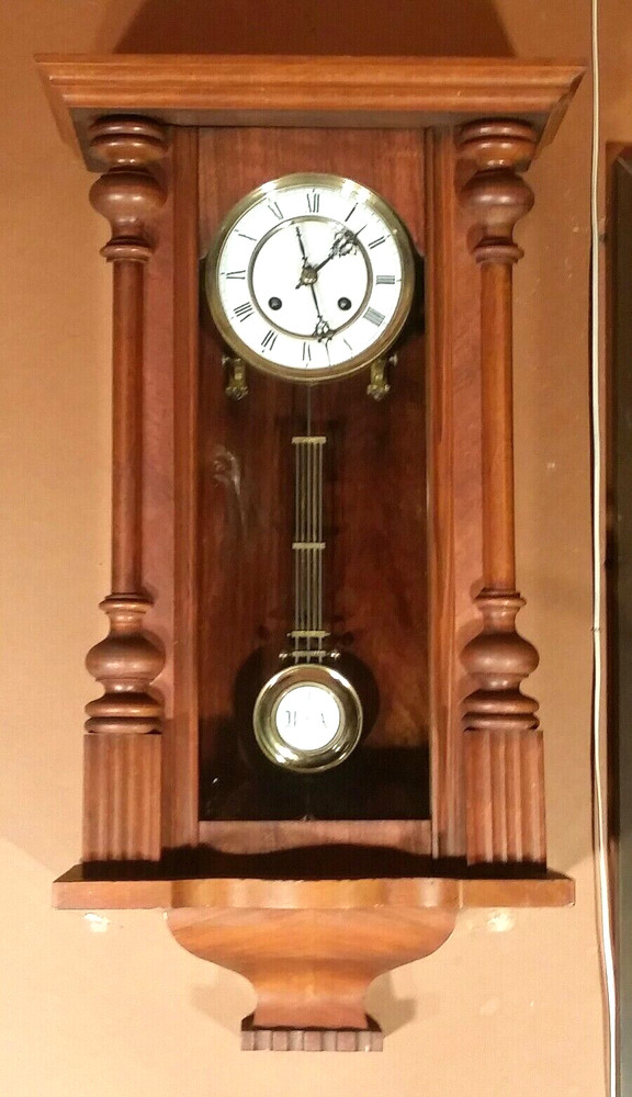 Antique Mauthe German R/A Wall Clock