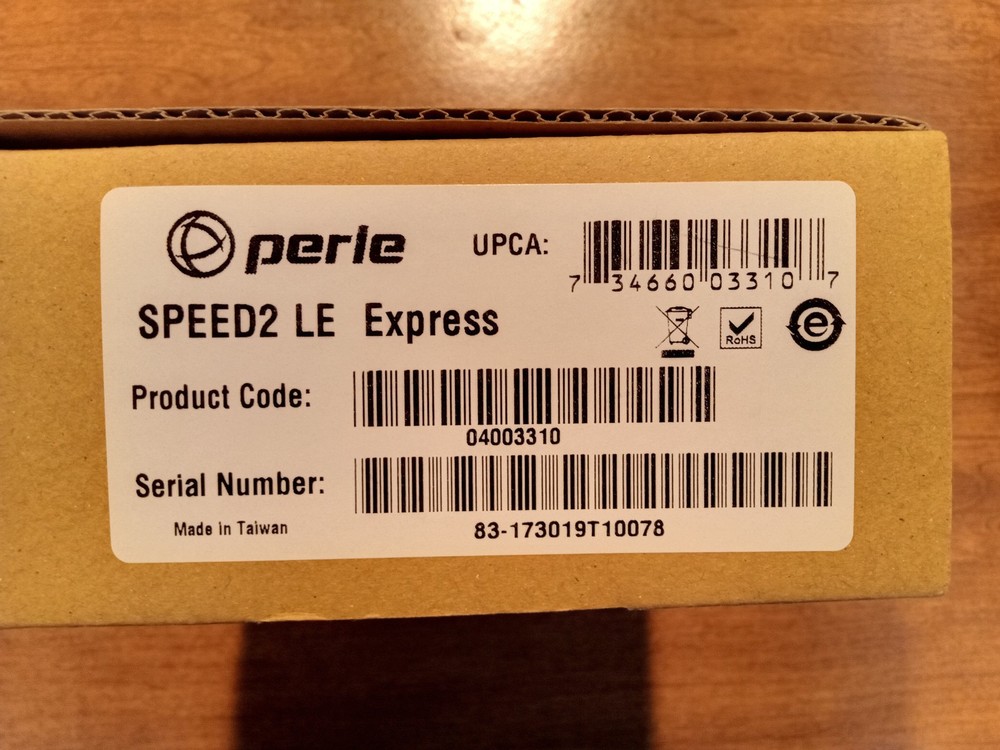 Perle Speed2 LE Express P/N 04003310 - Open Box