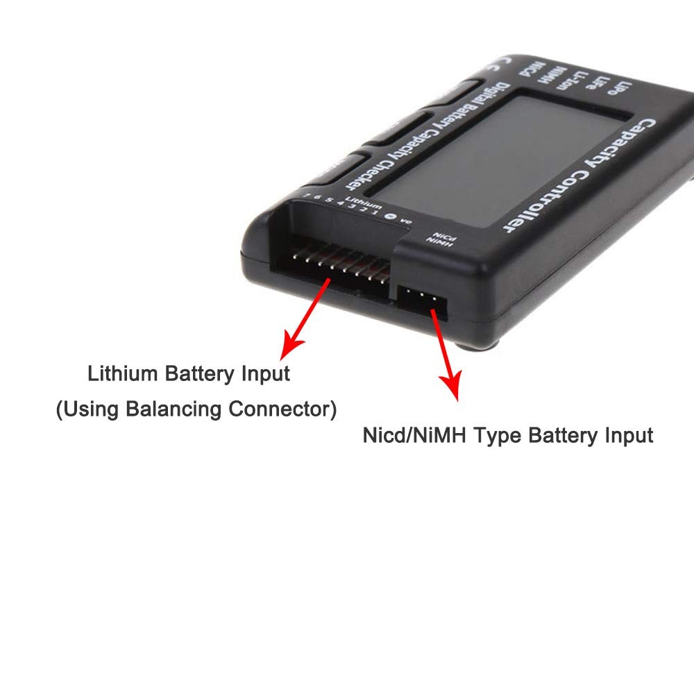 Rc Cellmeter 7 Digital Battery Capacity Checker Tester Rc Battery Voltage Tester